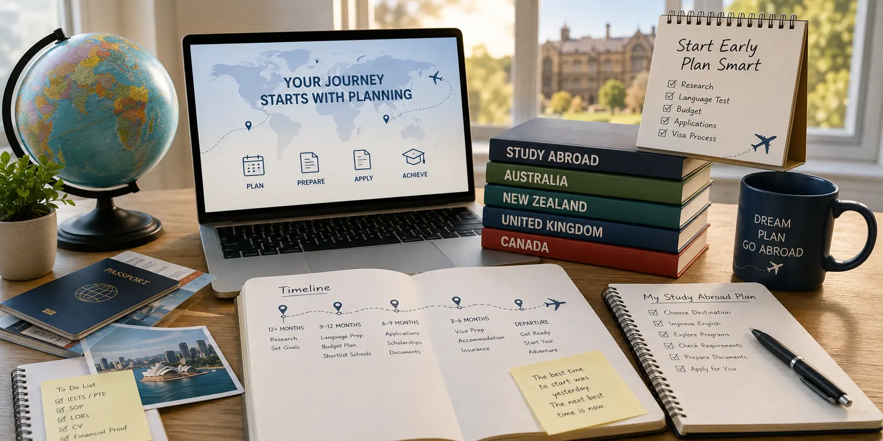 Student planning an international education journey with GoodPlan
